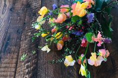 フラワーアレンジメント『新しい春を先取るブーケアレンジメント』