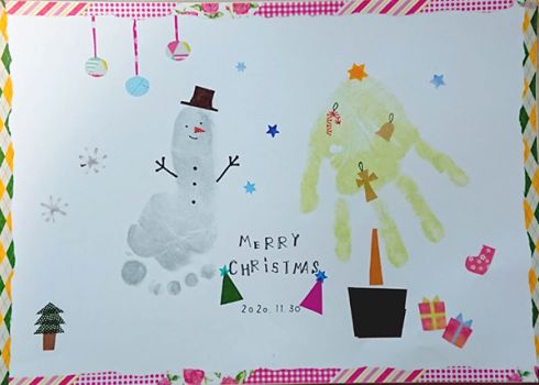 クリスマス<br>ペタペタART&月齢フォトセルフ撮影会②11:45～